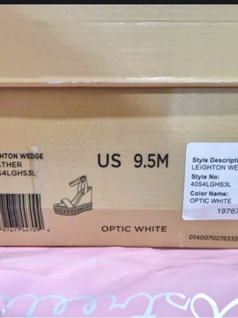 Size 9.5 Michael Kors White Wedge Espadrille Sandals